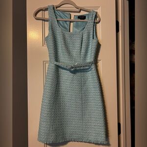 Kate spade light blue tweed dress